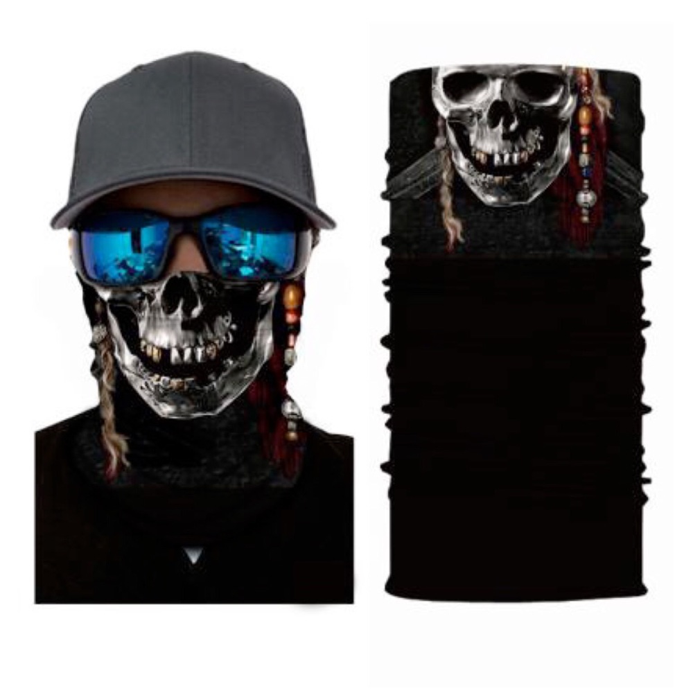 Halloween Skull 💀 Tube Face Covering Bandana New